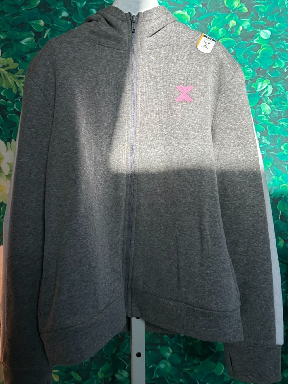 NWT - Xersion Girls Athletic Zip-Up Fleece Hoodie Size 14